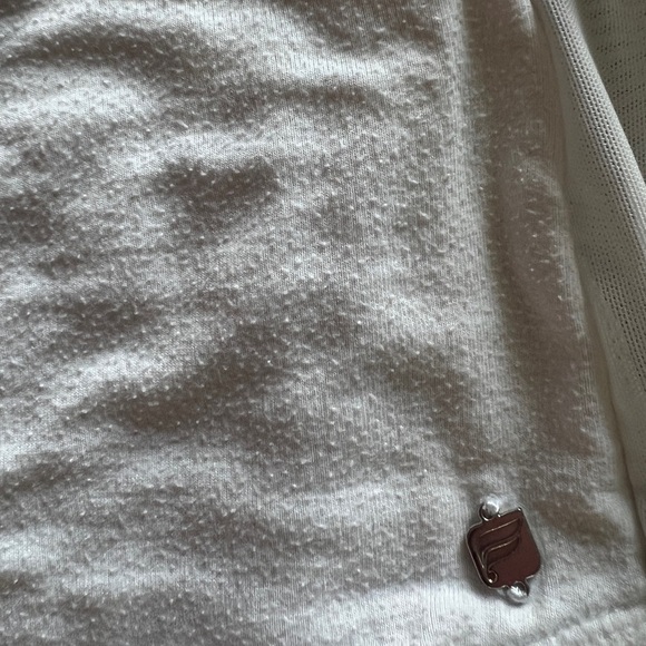 Fabletics Women’s White Sleeveless Hoodie Top Size XXS - Picture 6 of 7